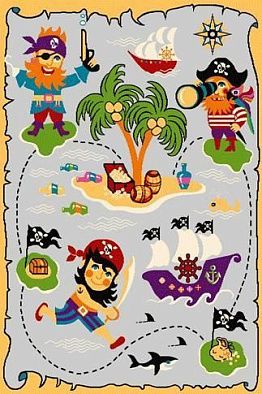 Ковер детский FUNKY PIR grey